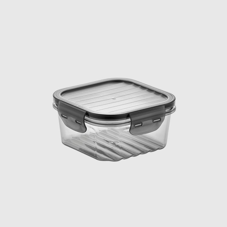 RECIPIENTE HERMETICO CUADRADO 400 ML