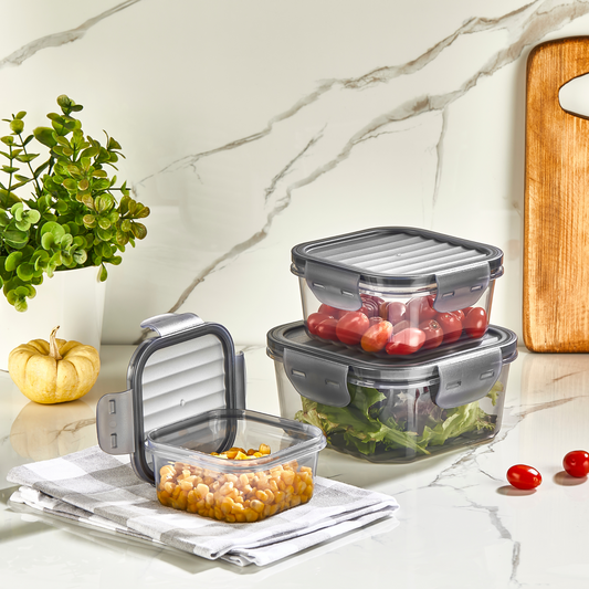 RECIPIENTE HERMETICO CUADRADO 1.400 ML