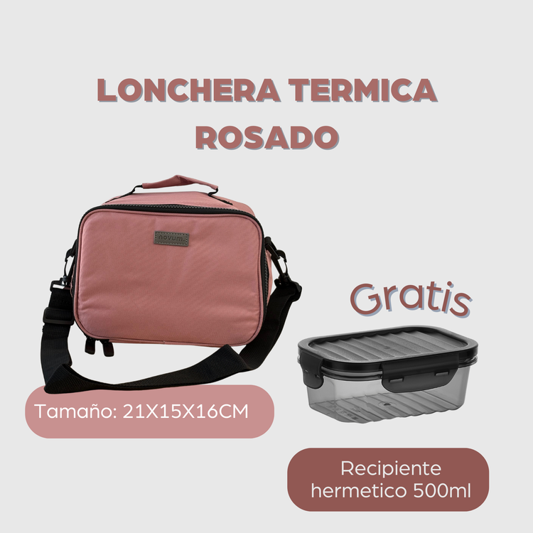 LONCHERA TÉRMICA ROSADA