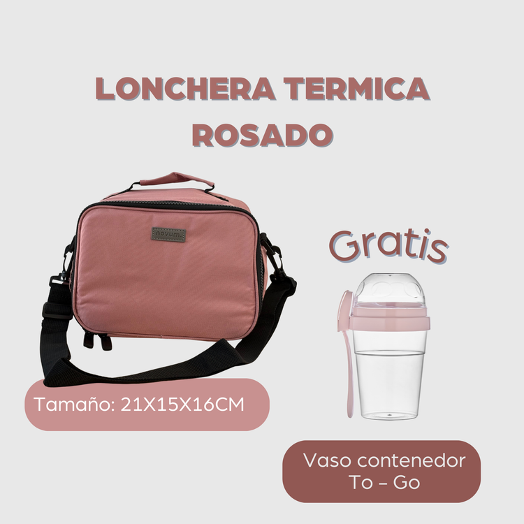 LONCHERA TÉRMICA ROSADA