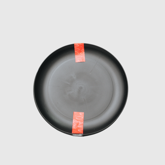 SET X 4 PLATOS REDONDOS (20 CM) NEGRO