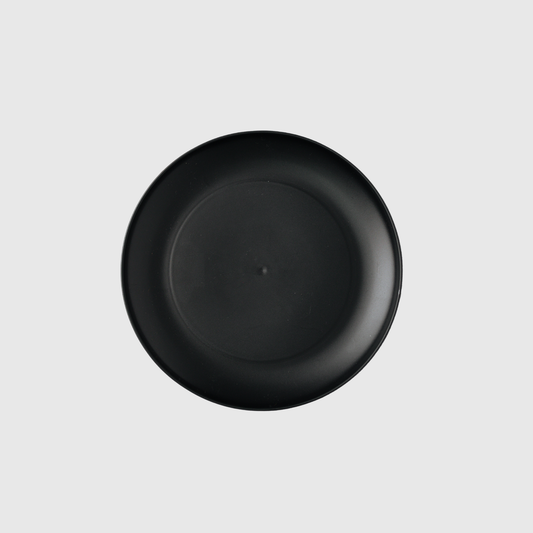 SET X 4 PLATOS REDONDOS (20 CM) NEGRO