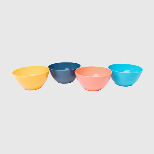 SET X 4 BOWLS (400 ML) MULTICOLOR