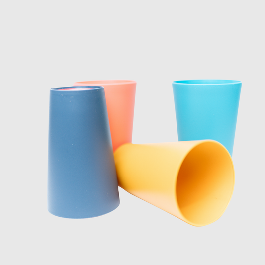 SET X 4 VASOS (420 ML) MULTICOLOR
