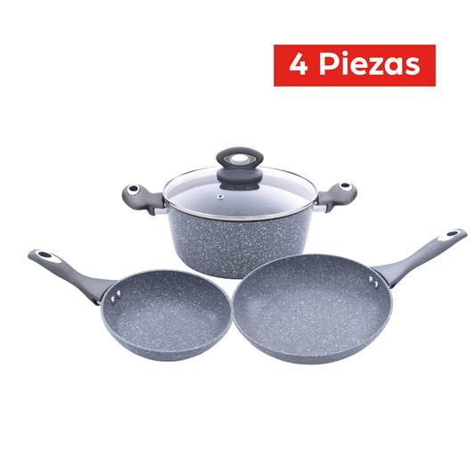 BATERIA ARTEEZA EMPIEZA 4 PIEZAS