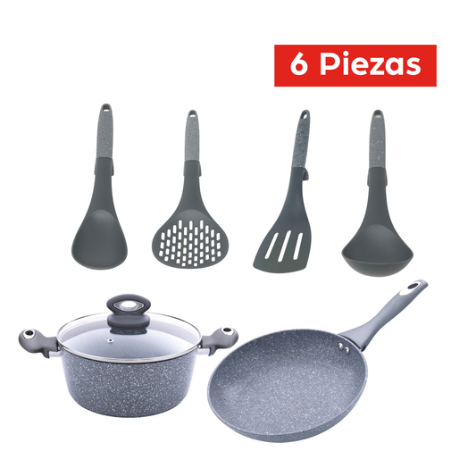 BATERIA OLLA Y SARTEN