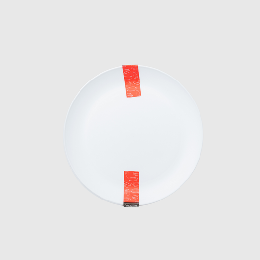 SET X 4 PLATOS REDONDOS (23.5 CM) BLANCO