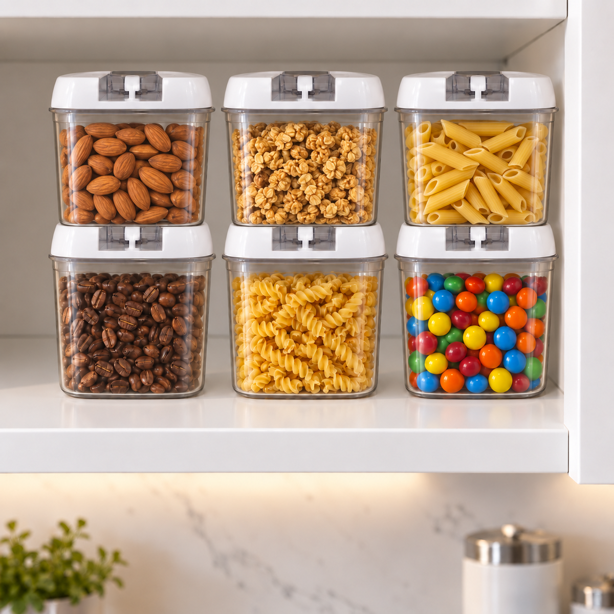 Recipiente hermético de 0.5 L para alimentos