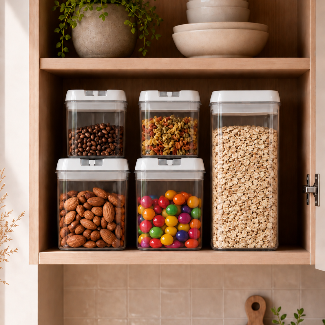 Recipiente hermético de 0.5 L para alimentos
