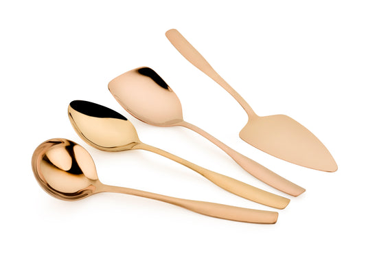 CORTA PUDIN ORO ROSA HOSTESS