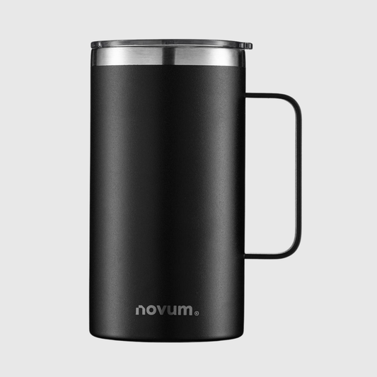 VASO 20 OZ / 600 ML NEGRO CON AGARRADERA