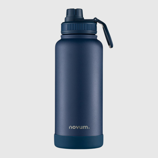 TERMO DEPORTIVO32 OZ/ 950 ML AZUL CON BASE SILICONA