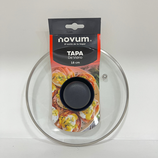 TAPA DE VIDRIO 18CM