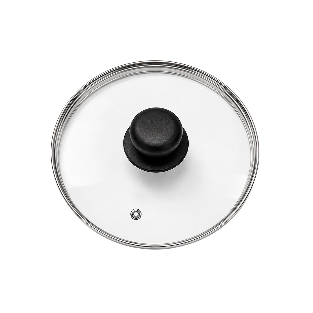 Tapa de vidrio templado de 18 cm para sartén